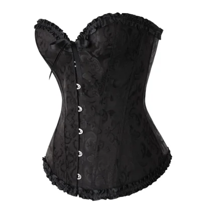 Strapless Hook Floral Corsets - Image 2
