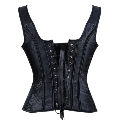 Plus Size Lace-up Bustier Corsets - Image 3