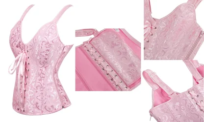 Plus Size Lace-up Bustier Corsets - Image 6