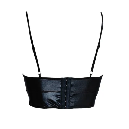 Sexy Glossy Black Bralette - Image 6