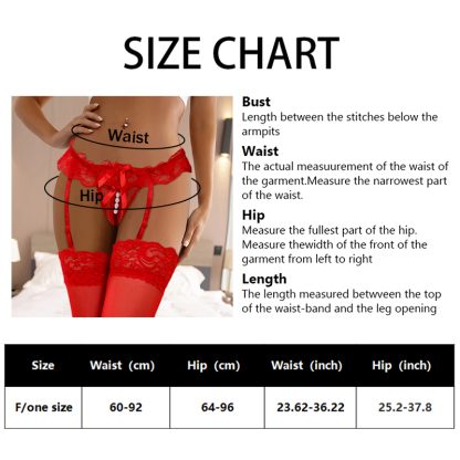 Lace Transparent Garter Belts - Image 7
