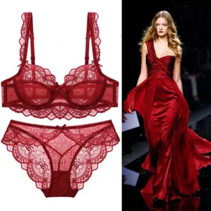 Ultra-thin Sheer Lingerie Set - Image 3