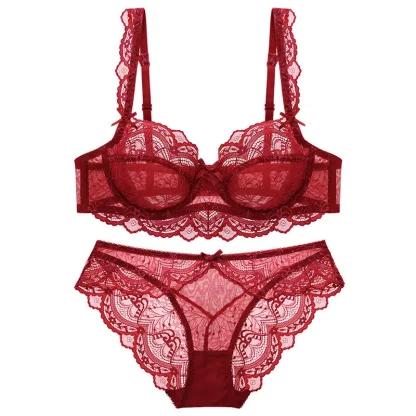 Ultra-thin Sheer Lingerie Set - Image 4