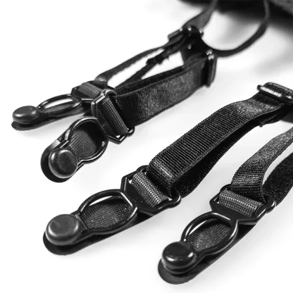 Adjustable Black Garter Belts - Image 4