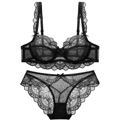Ultra-thin Sheer Lingerie Set
