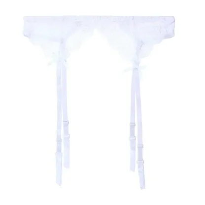 Mini Bowknot Black Garter Belt - Image 3