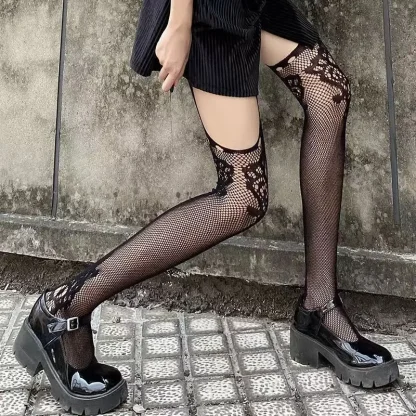 Sexy Mesh Black Stockings