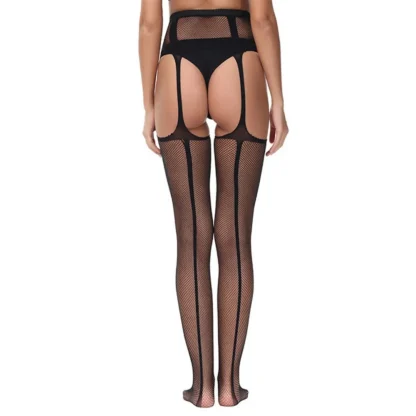 Non-slip Fishnet Black Stocking - Image 2