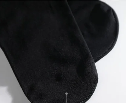 Plus Size Solid Black Thigh-high - Image 7