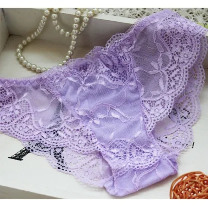 Padded Lace Black Lingerie Set - Image 5