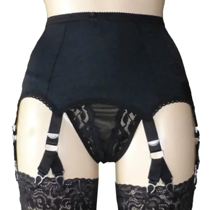 Multi Claw Solid Garter Belt