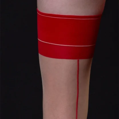 Sexy Transparent Black Thigh-highs - Image 4