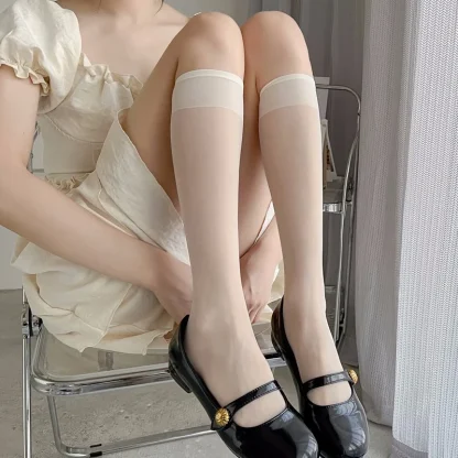 Transparent Knee High Socks - Image 5