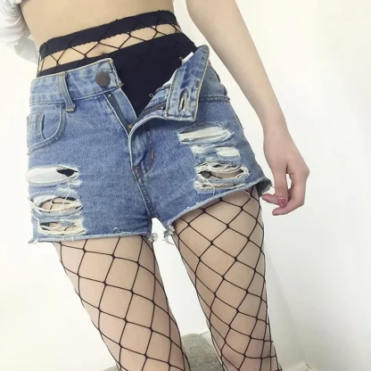 Sexy Fishnet Black Pantyhose - Image 3