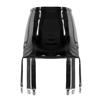 Glossy High-waist Garter Belts - Image 5