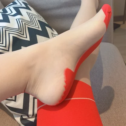 Sexy Transparent Black Thigh-highs - Image 3