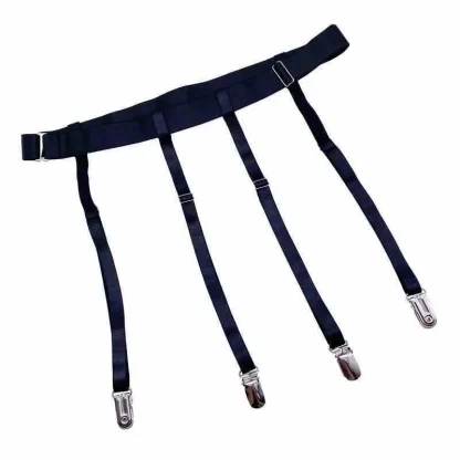 Simple Adjustable Black Garter Belt - Image 3