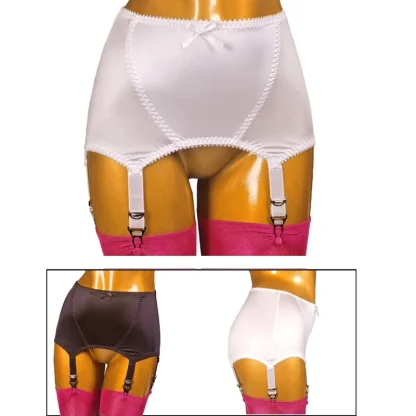 Mini Bowknot Solid Garter Belt - Image 6
