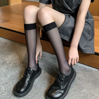 Transparent Knee High Socks - Image 2