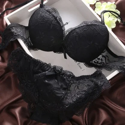 Sexy Black Sheer Lace Lingerie