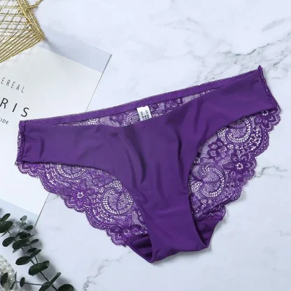 Sexy Black Lace Panties - Image 3