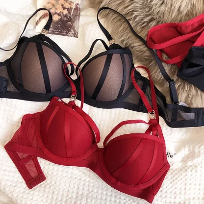 Push Up Solid Lingerie Set - Image 6