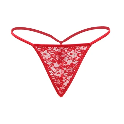 Low-waist Black Lace Thongs - Image 5