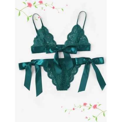 See-through Bowknot Lingerie - Image 4