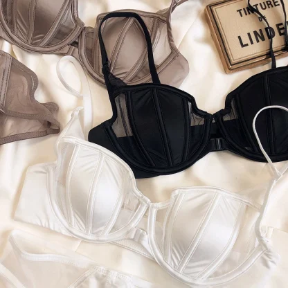 Chic Push Up Mesh Lingerie - Image 5