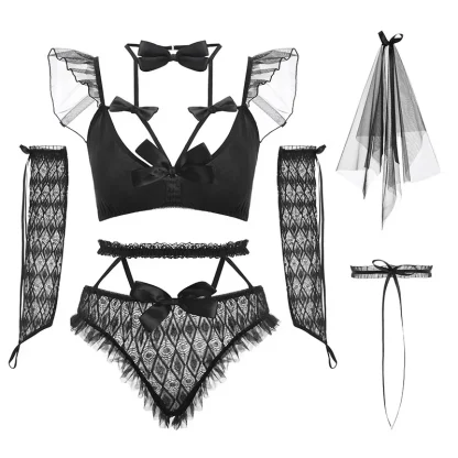 Erotic Bride Lingerie Set - Image 5