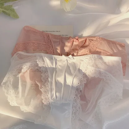 Lace Trim Casual Soft Panty - Image 7