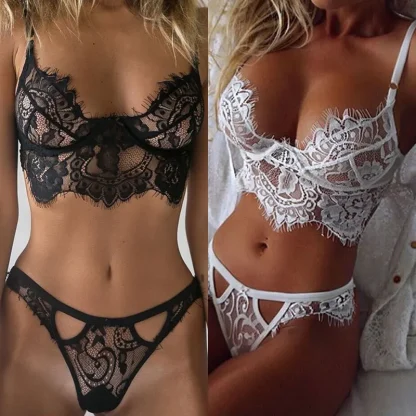 Chic Black Lace Lingerie - Image 3