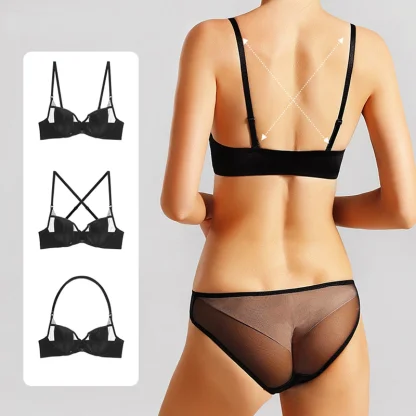 Chic Push Up Mesh Lingerie - Image 6