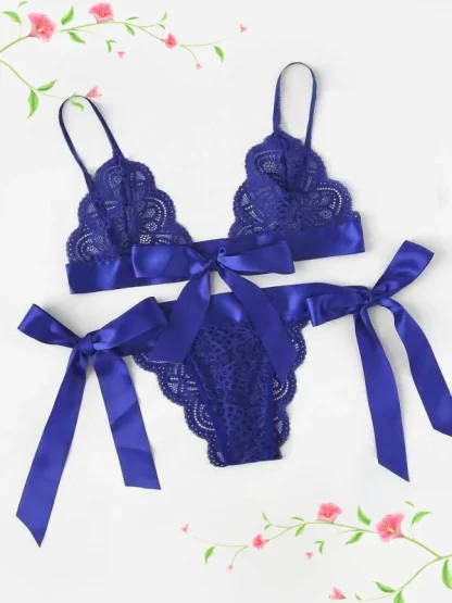 See-through Bowknot Lingerie - Image 5