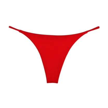 Seamless Solid Black Thong - Image 3