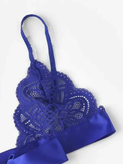 See-through Bowknot Lingerie - Image 6