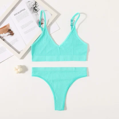Solid Stretchable Seamless Lingerie - Image 3