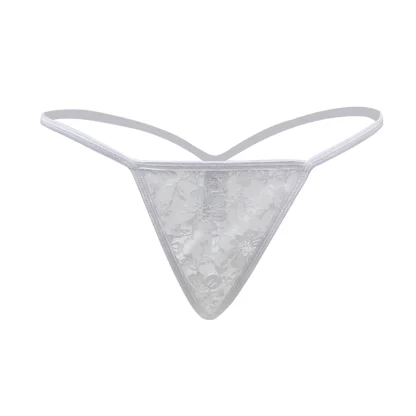 Low-waist Black Lace Thongs - Image 7