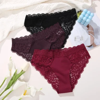 Casual Black Lace Panties - Image 5