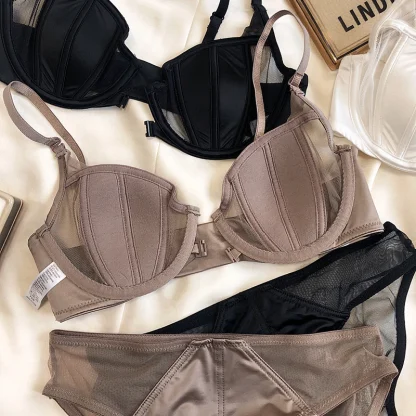 Chic Push Up Mesh Lingerie - Image 3
