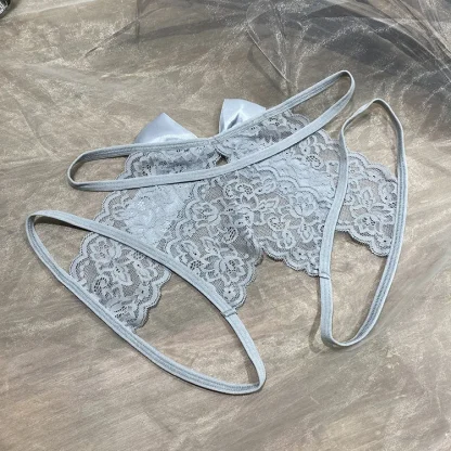 Open Crotch Bowknot Panty - Image 5