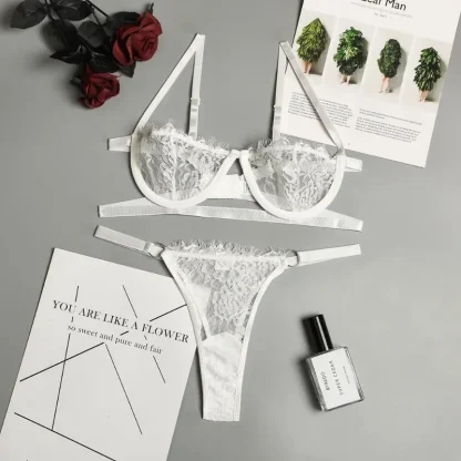 Sexy Sheer Lace Lingerie - Image 7