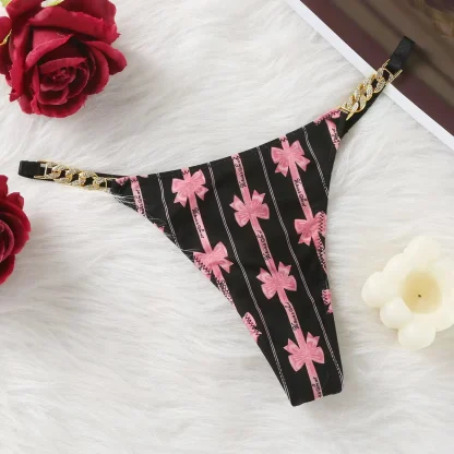 High Cut Black Thongs - Image 4