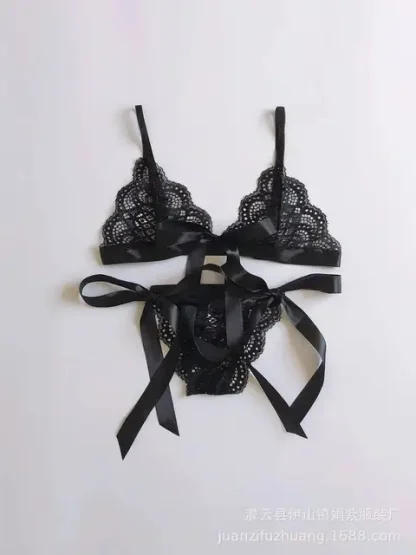 See-through Bowknot Lingerie