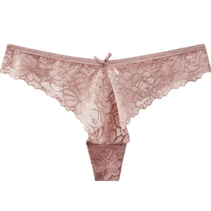 Sexy Lace Black Thongs - Image 6