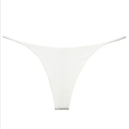 Seamless Solid Black Thong - Image 5
