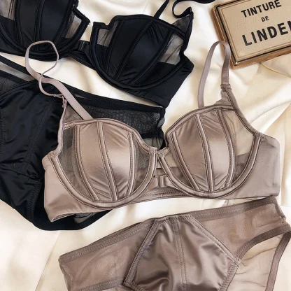 Chic Push Up Mesh Lingerie - Image 2