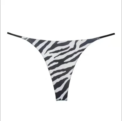Seamless Solid Black Thong - Image 6