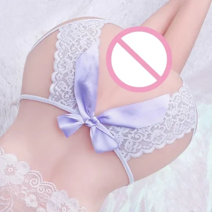 Open Crotch Bowknot Panty - Image 3