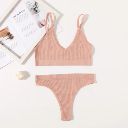 Solid Stretchable Seamless Lingerie - Image 5